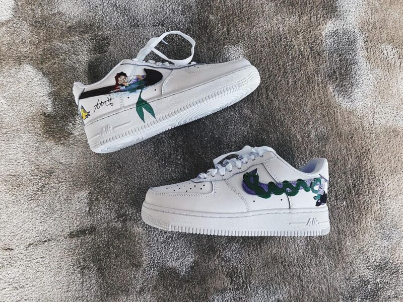 Little Mermaid Air Force 1 Custom