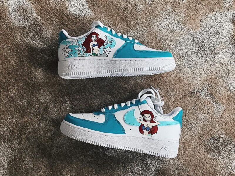 Little Mermaid Air Force 1 Custom