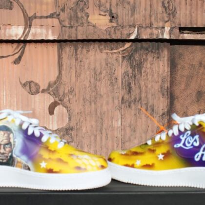 Los Angeles Lakers Air Force 1 Custom