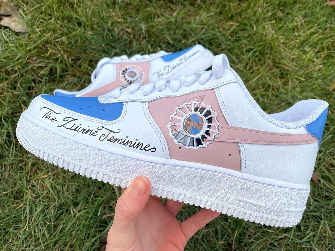 Custom Hand Painted Mac Miller Air Force 1's - Limited Number – B