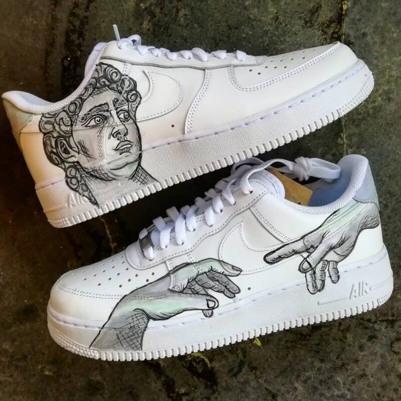 Michelangelo Air Force 1 Custom