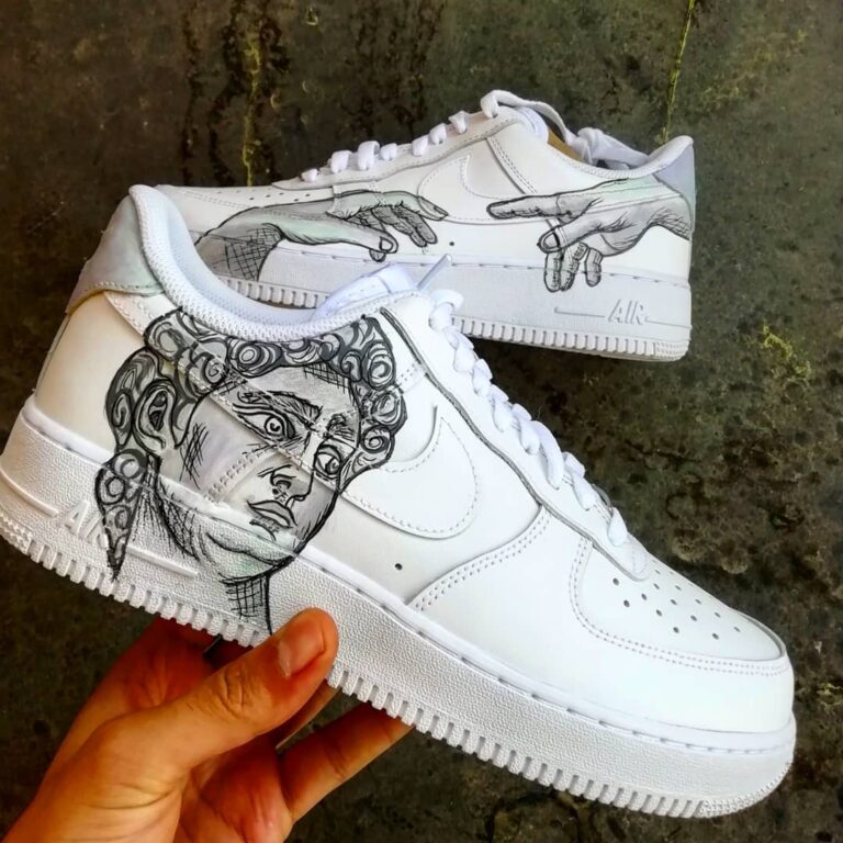 custom air force 1 michelangelo