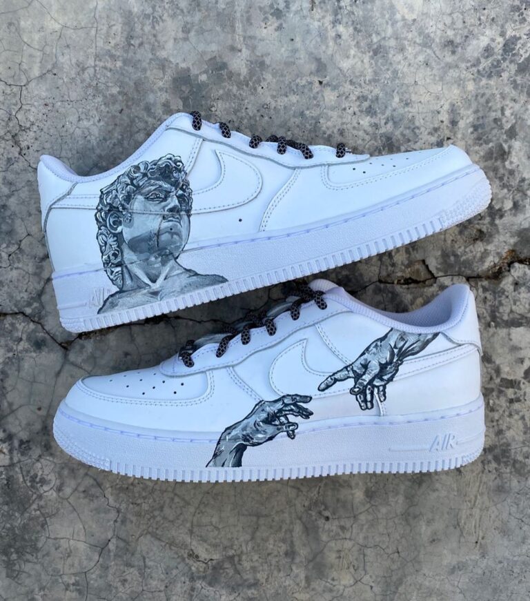 custom air force 1 michelangelo