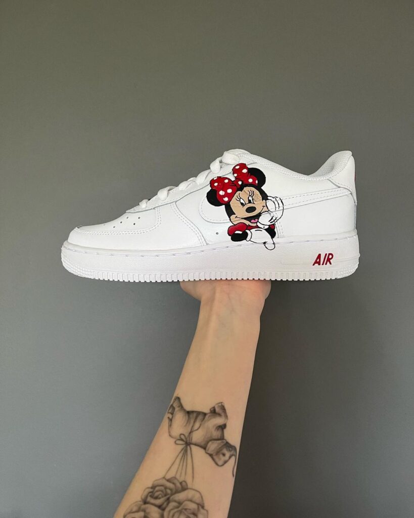 Mickey and Minnie Mouse Air Force 1 Custom - Daniel Customs