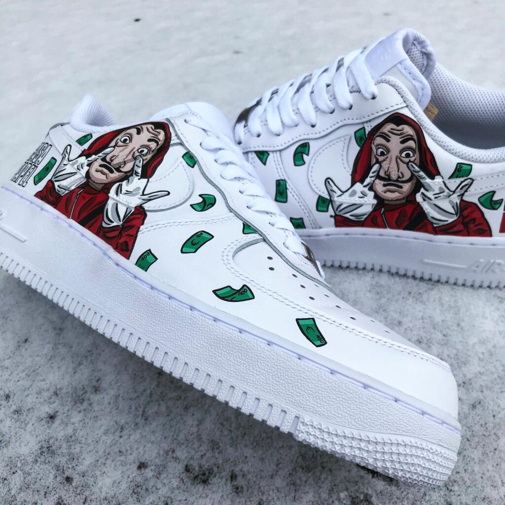 custom air force 1 money