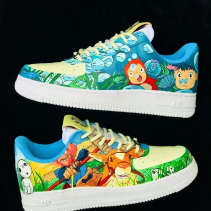 Mononoke x Ponyo Air Force 1 Custom