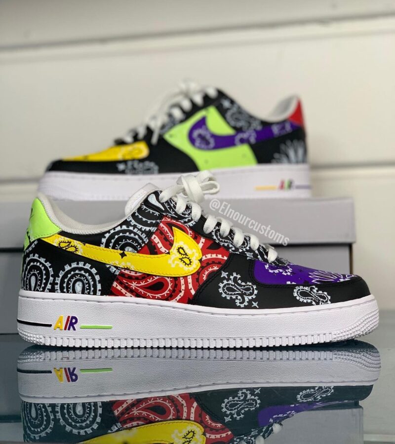 Multi Bandana Air Force 1 Custom