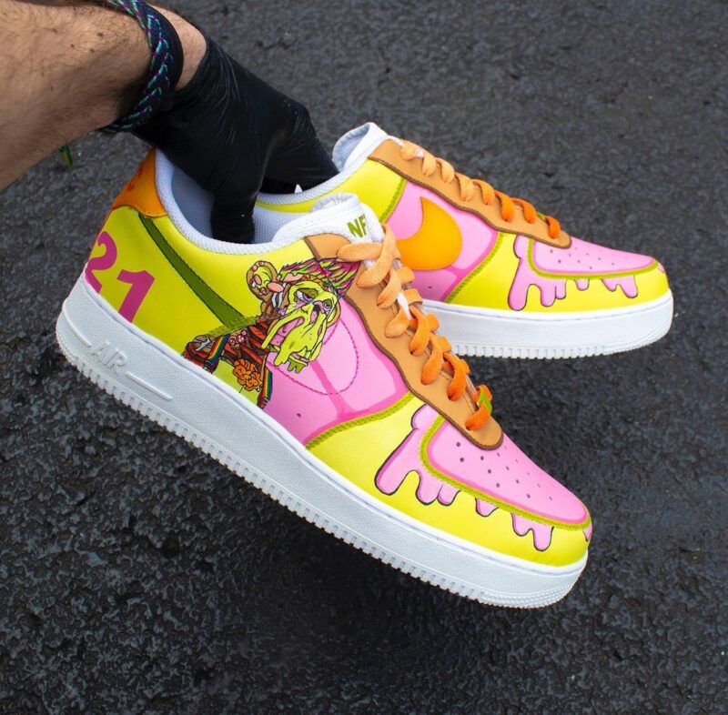 Mutant Ape Air Force 1 Custom