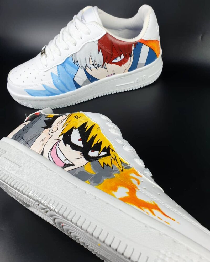 My hero Academia - Bokugo x Todoroki Air Force 1 Custom