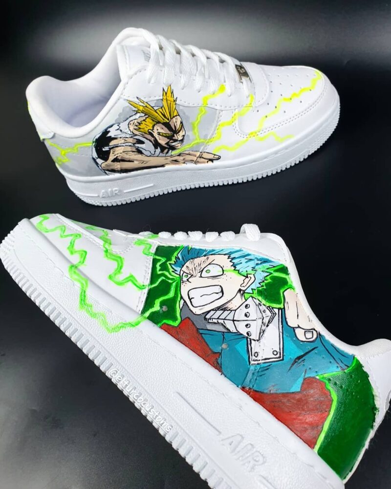 My hero Academia - Midoriya x All Might Air Force 1 Custom