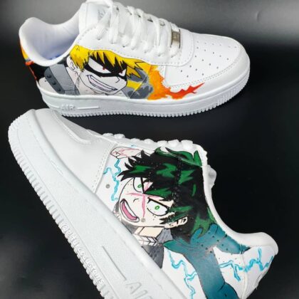 My hero Academia - Midoriya x Bakugo Air Force 1 Custom