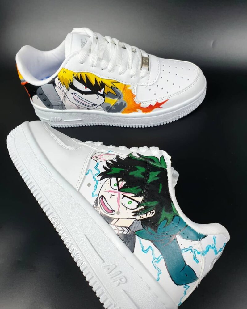 My hero Academia - Midoriya x Bakugo Air Force 1 Custom