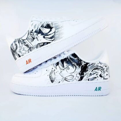 My hero academia - Deku x Bakugo Air Force 1 Custom