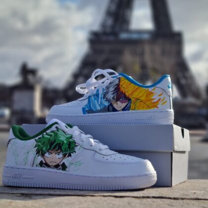 My hero academia - Izuku Midoriya x Shoto Todoroki Air Force 1 Custom