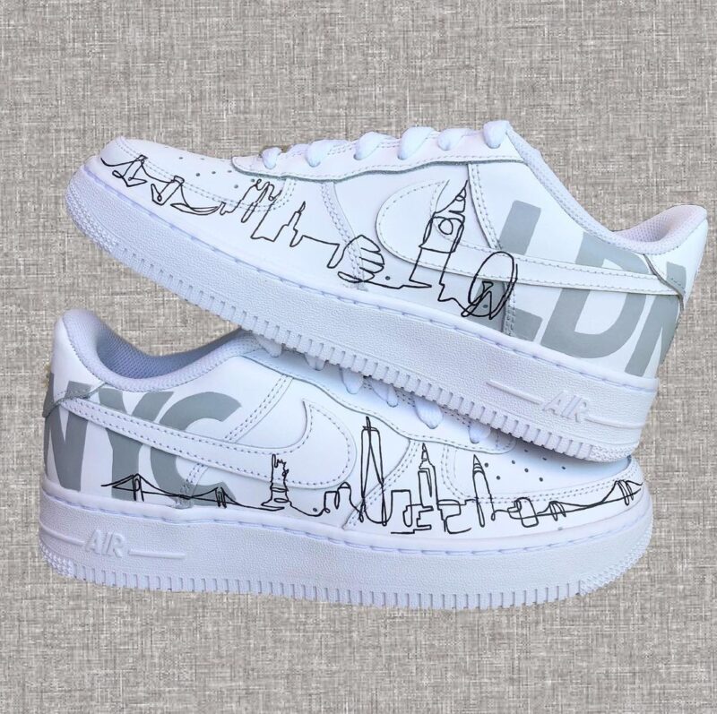 NYC x LDN Air Force 1 Custom