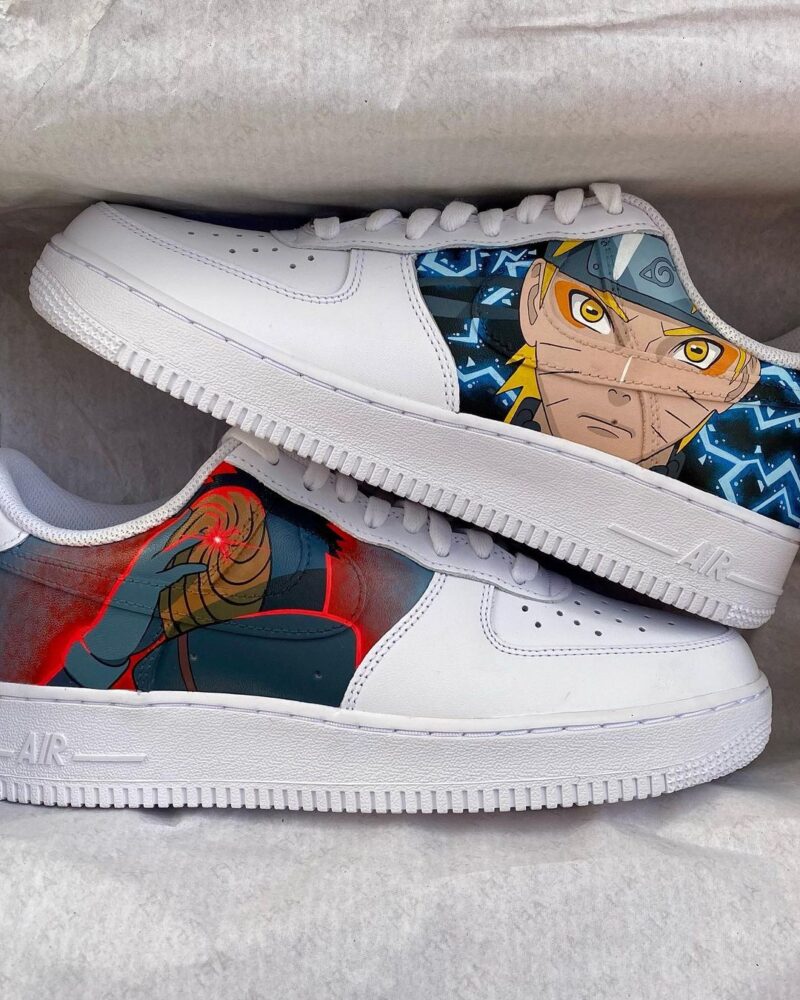 Naruto and Obito Air Force 1 Custom