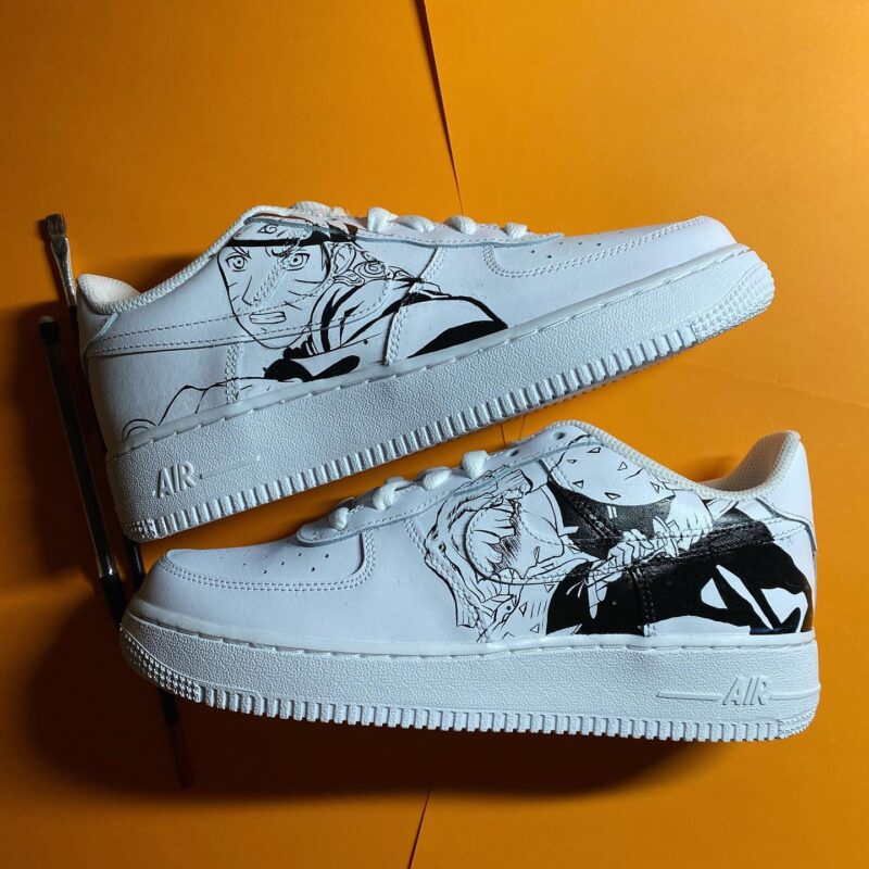 Naruto and Zenitsu Air Force 1 Custom