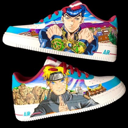 Naruto x Josuke Air Force 1 Custom