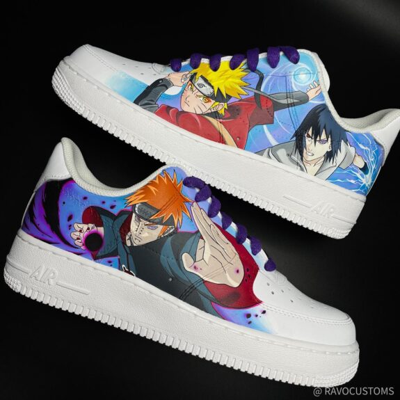 Naruto x Sasuke x Pain Air Force 1 Custom - Daniel Customs