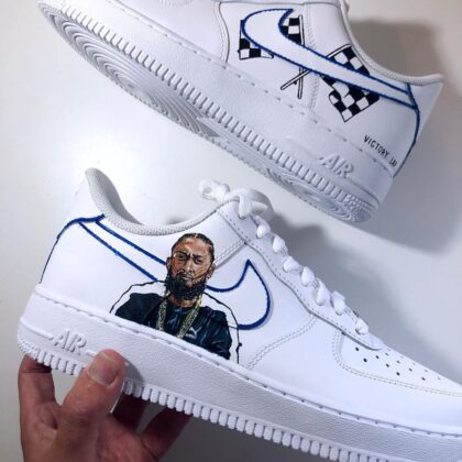 Nipsey Hussle Air Force 1 Custom