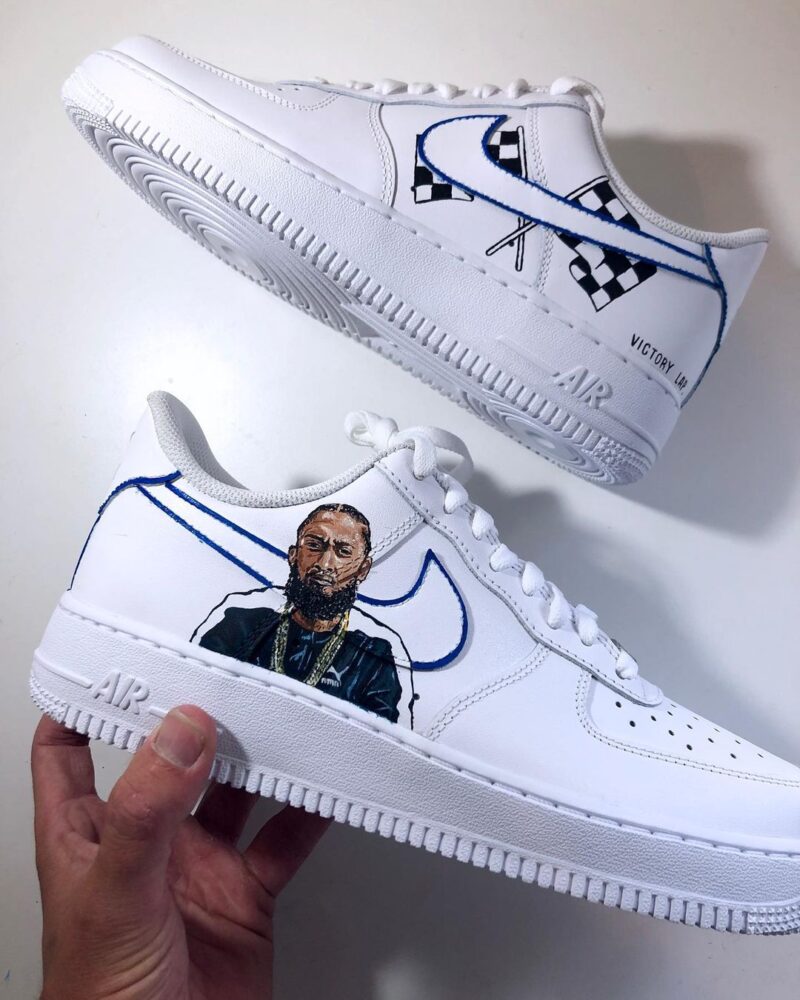 Nipsey Hussle Air Force 1 Custom