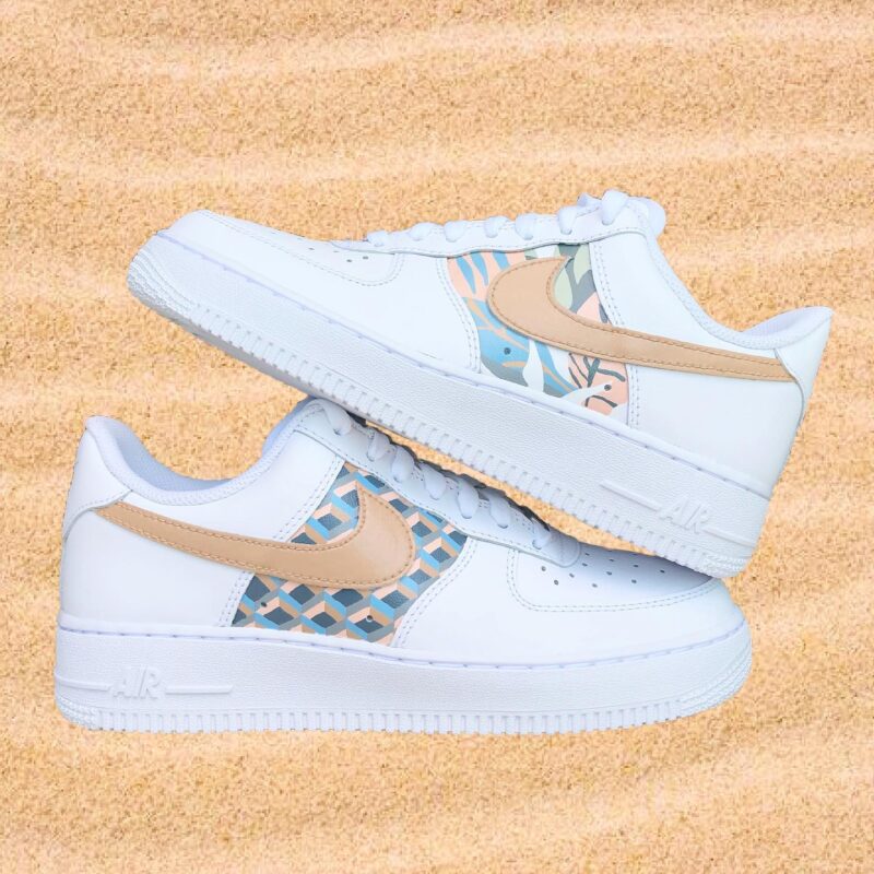 Nude Patterns Air Force 1 Custom