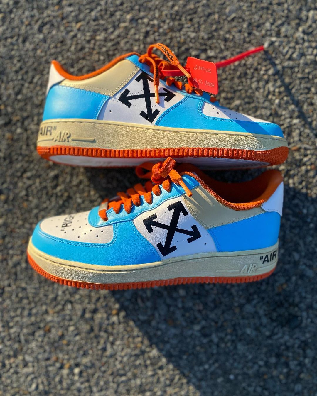 off white air force ones custom