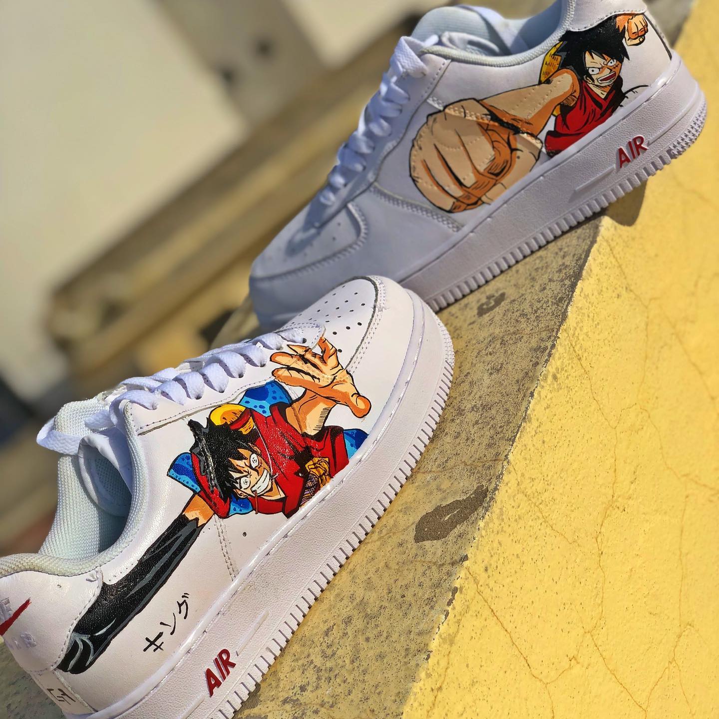 One Piece - Luffy Air Force 1 Custom - Daniel Customs