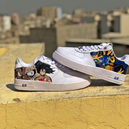 One Piece - Luffy x Kaido Air Force 1 Custom