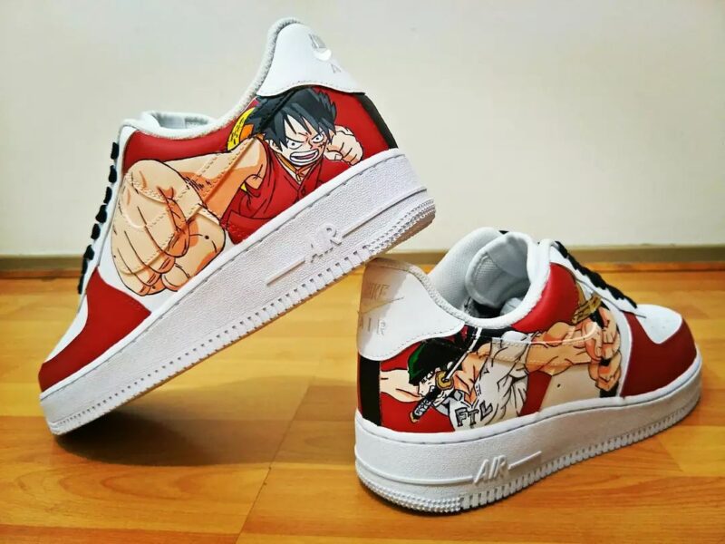 One Piece - Luffy x Zoro Air Force 1 Custom