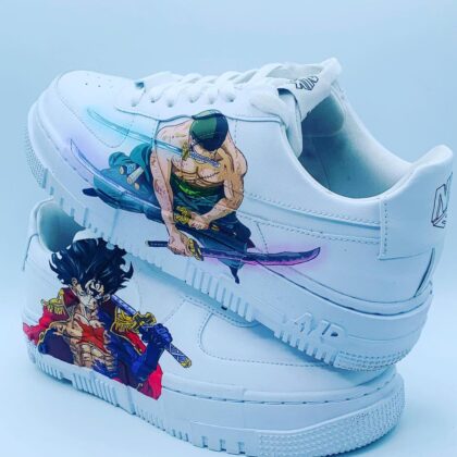 One Piece - Luffy x Zoro Air Force 1 Custom