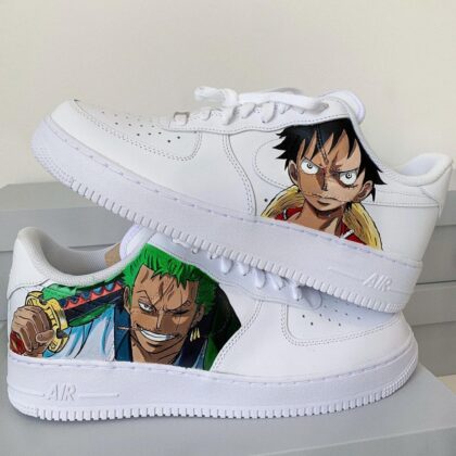 One Piece - Luffy x Zoro Air Force 1 Custom