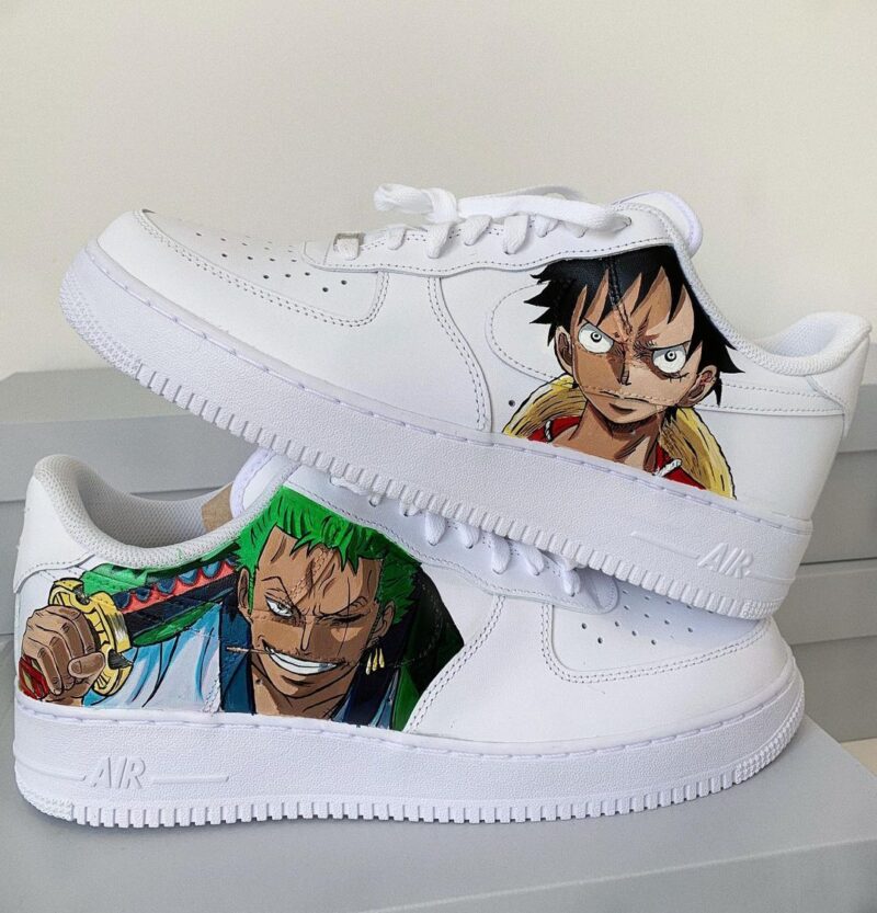 One Piece - Luffy x Zoro Air Force 1 Custom