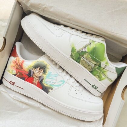 One Piece - Luffy x Zoro Air Force 1 Custom