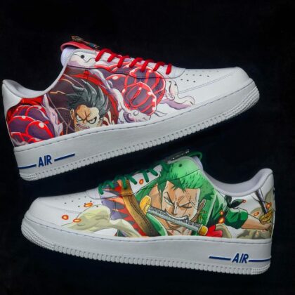 One Piece - Luffy x Zoro Air Force 1 Custom