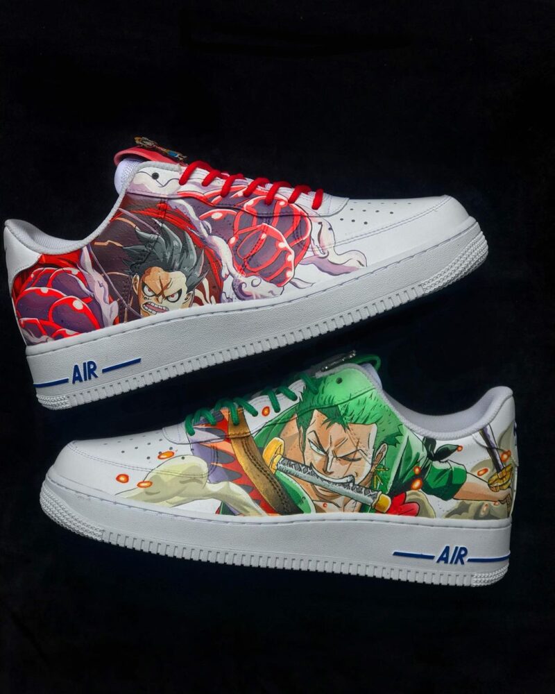 One Piece - Luffy x Zoro Air Force 1 Custom