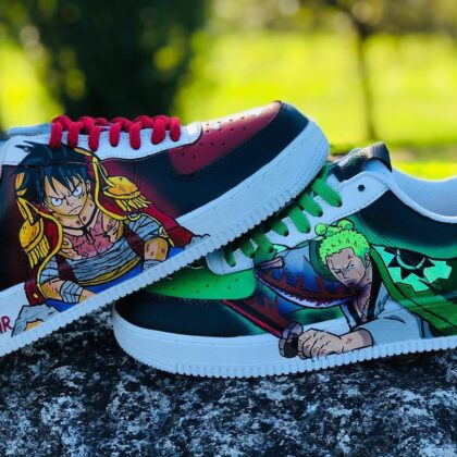 One Piece - Luffy x Zoro Air Force 1 Custom