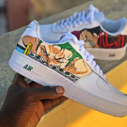 One Piece - Luffy x Zoro Air Force 1 Custom