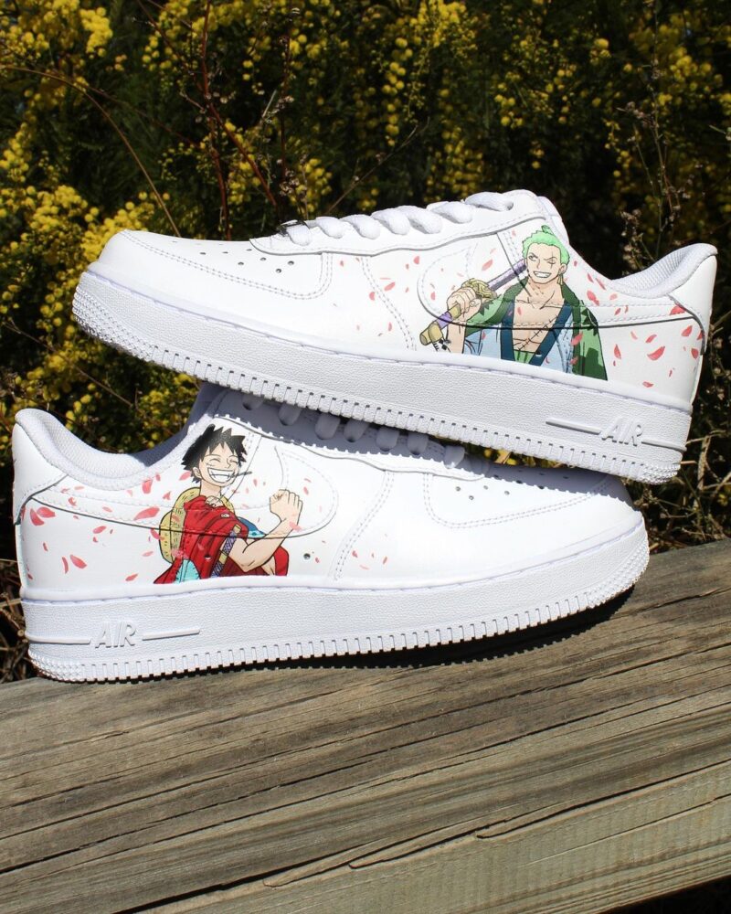 One Piece - Luffy x Zoro Air Force 1 Custom