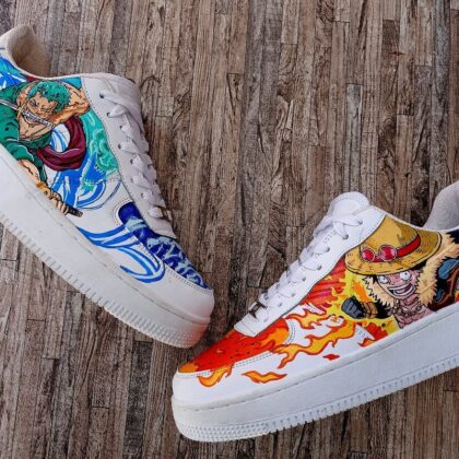 One Piece - Luffy x Zoro Air Force 1 Custom