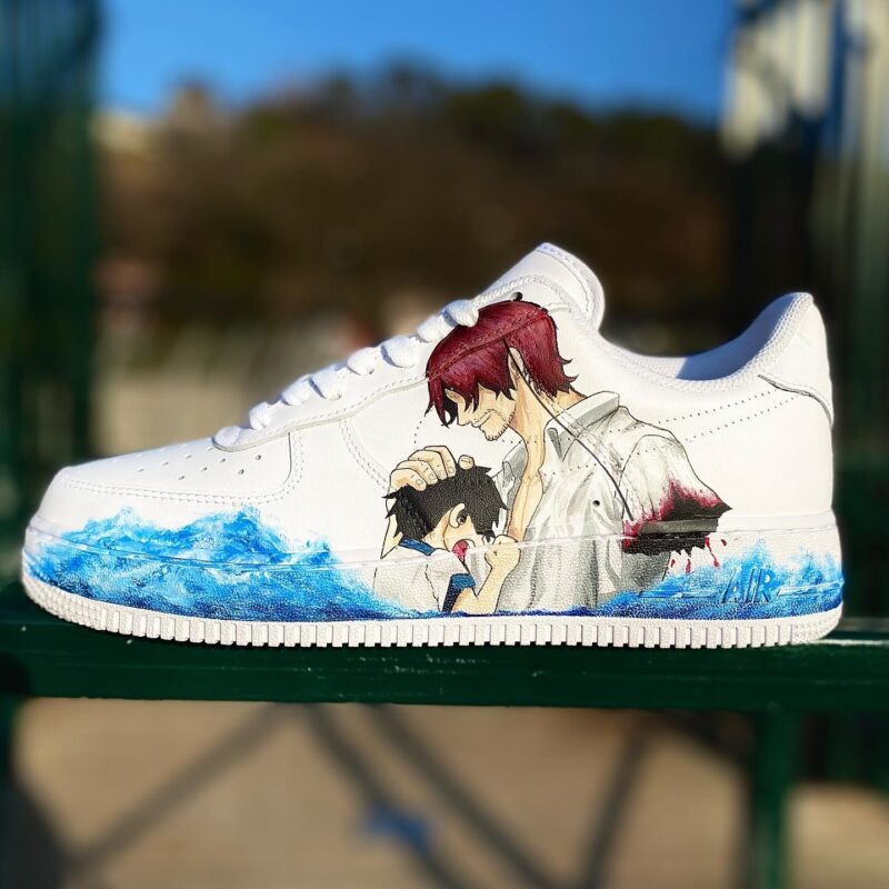 One Piece - Shanks x Luffy Air Force 1 Custom