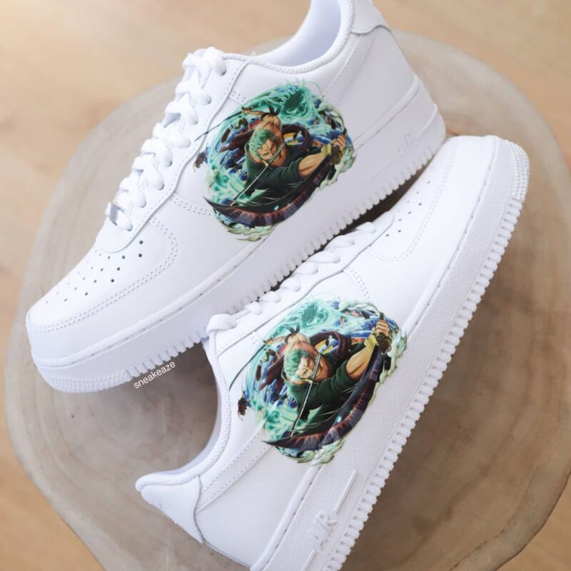 One Piece - Zoro Air Force 1 Custom