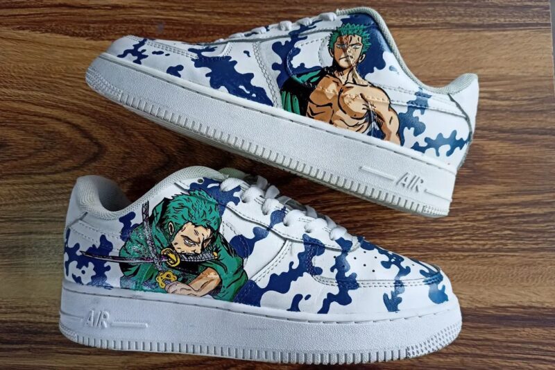 One Piece - Zoro Air Force 1 Custom