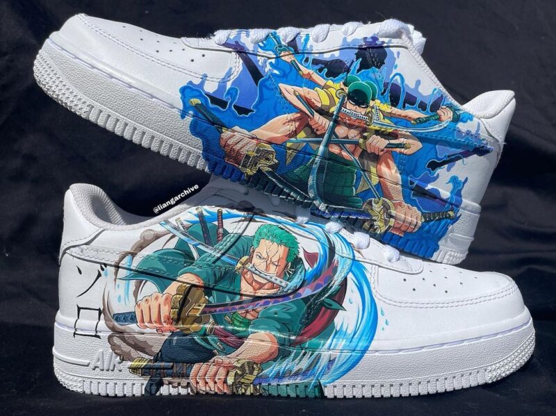 One Piece - Zoro Air Force 1 Custom