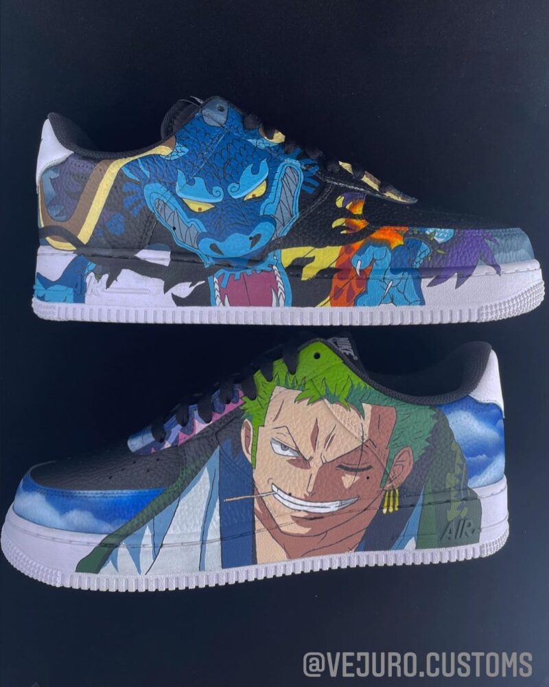 One Piece - Zoro x Kaido Air Force 1 Custom