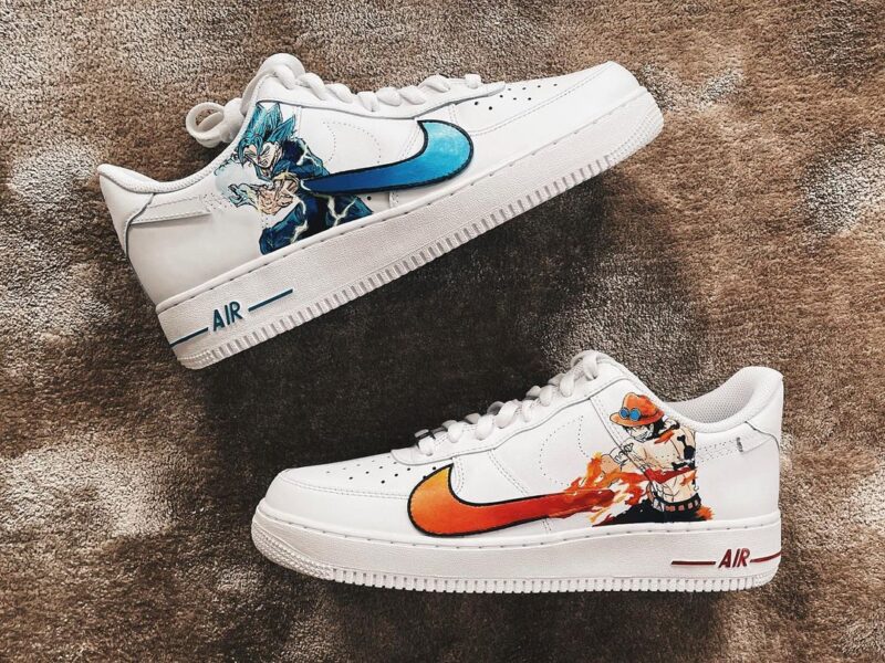 One Piece x Dragon Ball Air Force 1 Custom