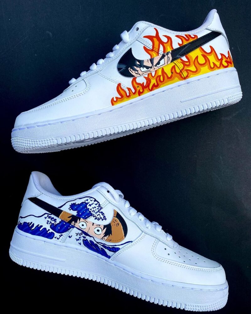 One Piece x Dragon Ball Air Force 1 Custom