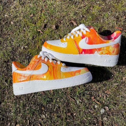 Orange Air Force 1 Custom