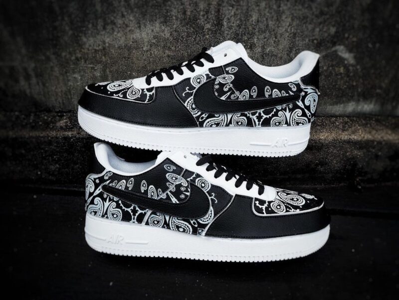 Paisley Pattern Air Force 1 Custom