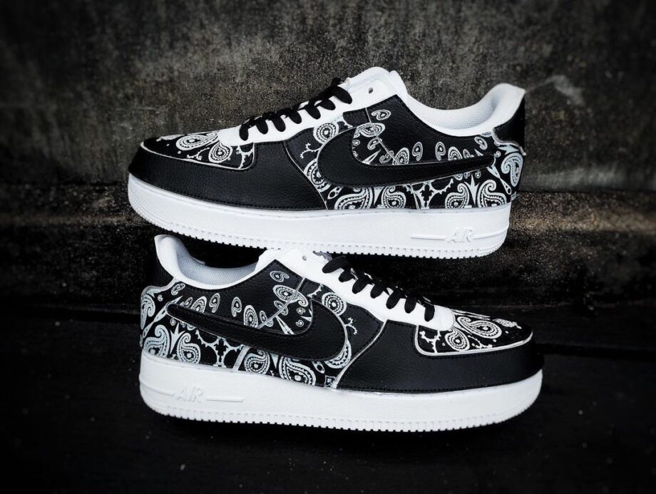 red paisley air force 1